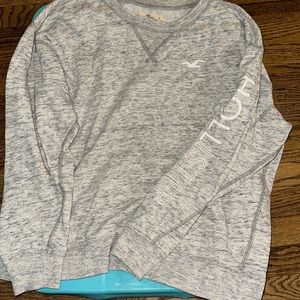 Gray Hollister Crew neck
